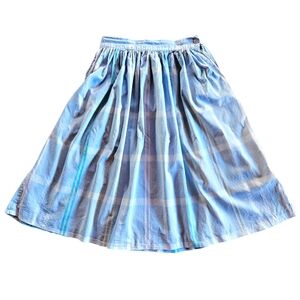 Vintage Razzle Madras Plaid Women's Skirt